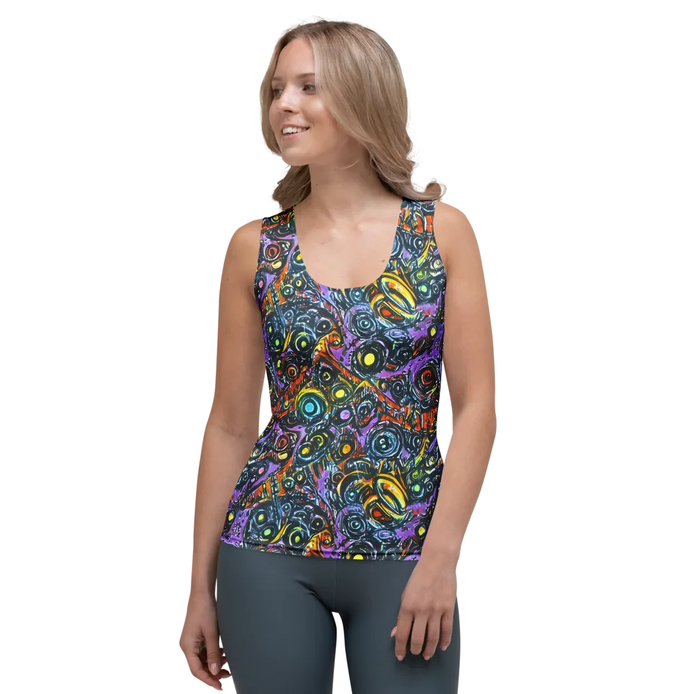 Luminous Static on Women's Tank Top — Front