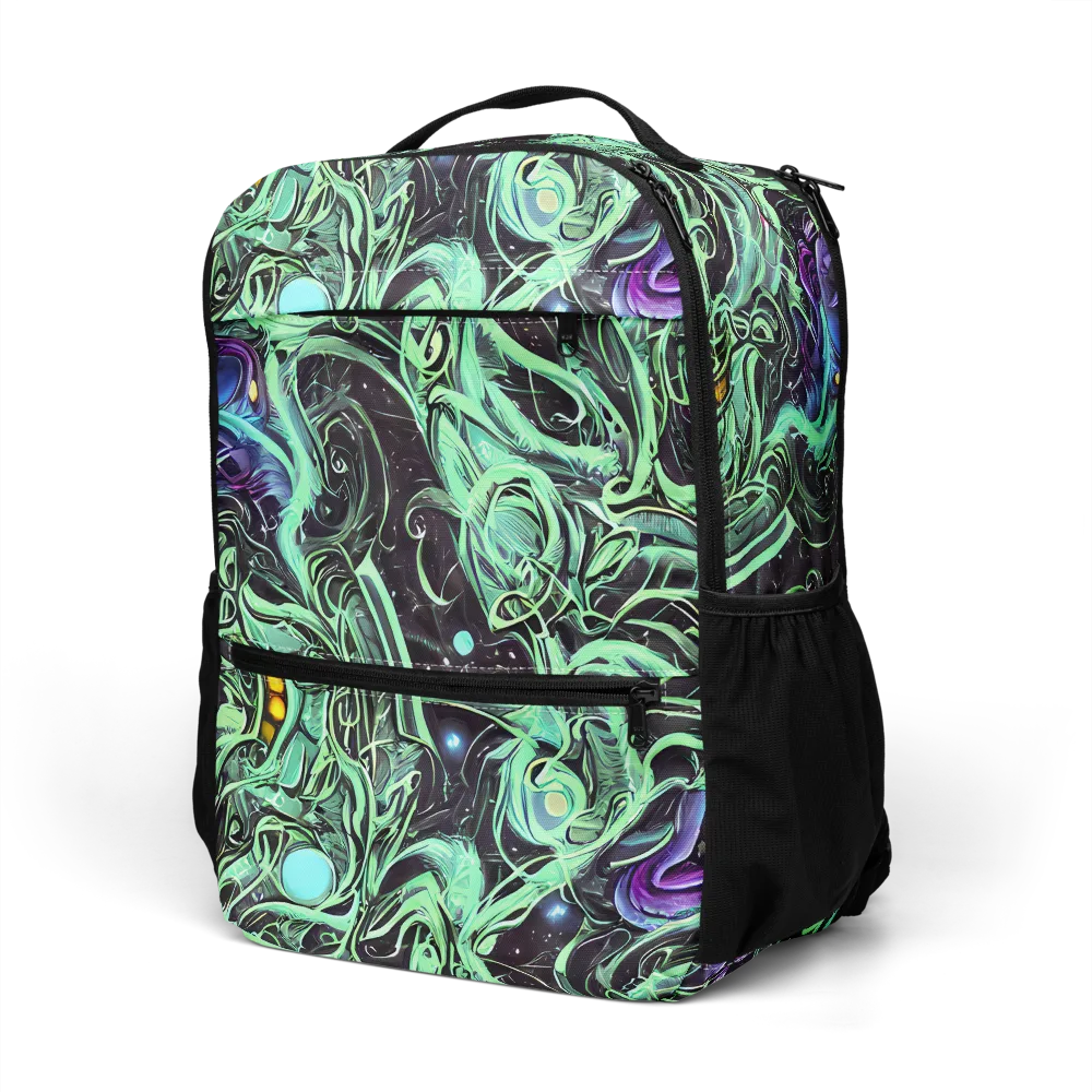 Mint Nebula on Utility Backpack — Left Front