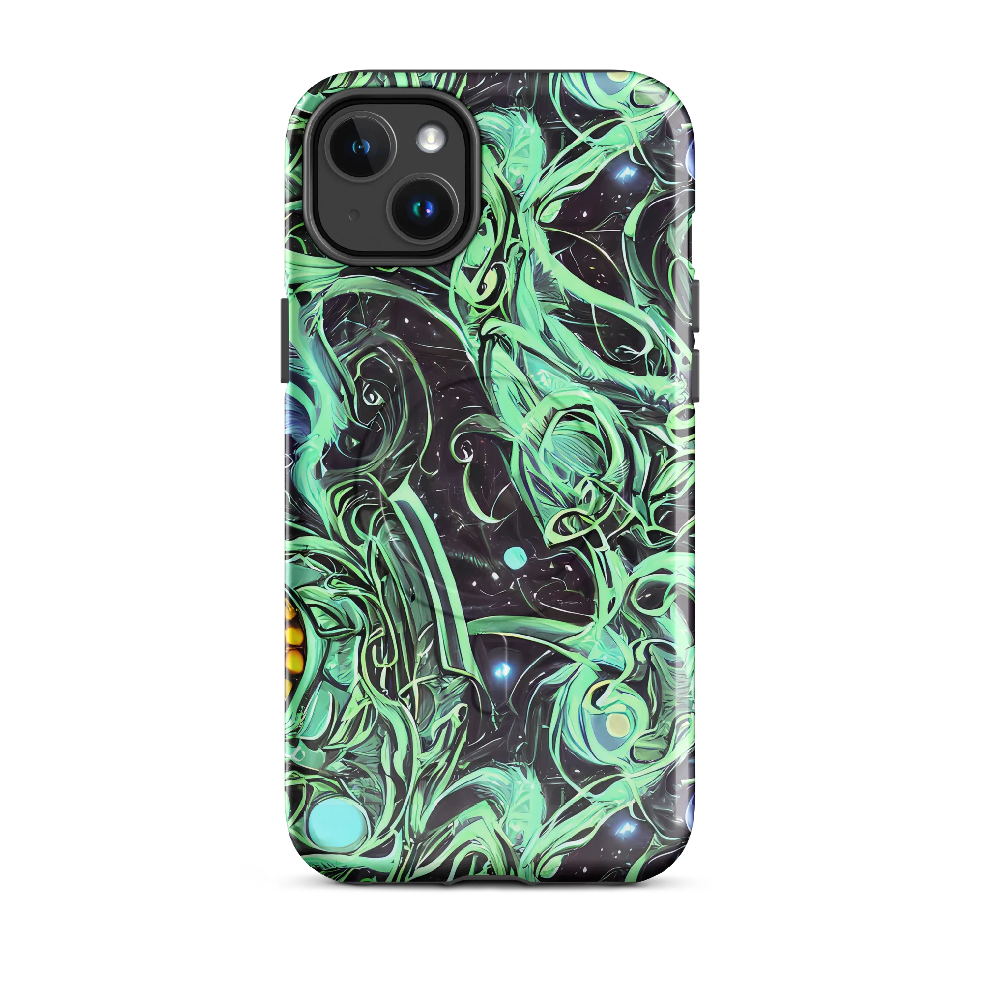 Mint Nebula on MagSafe Tough Case for iPhone® — Front