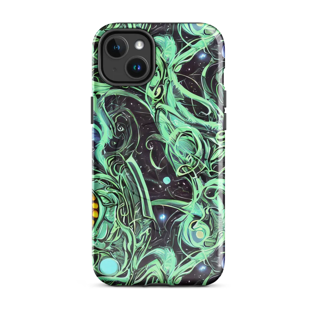 Mint Nebula on MagSafe Tough Case for iPhone® — Front