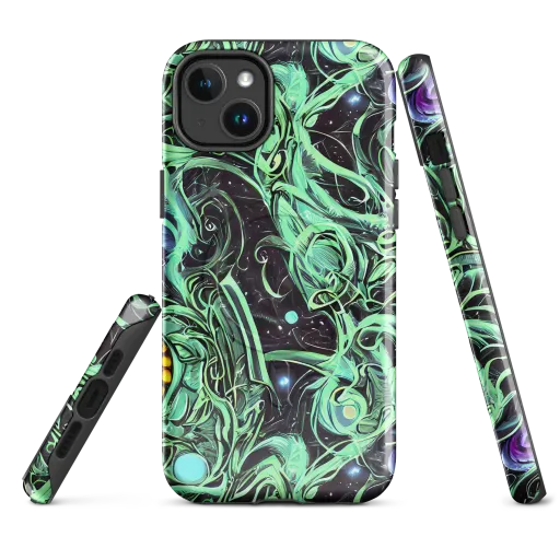 Mint Nebula on a MagSafe Tough Case for iPhone®