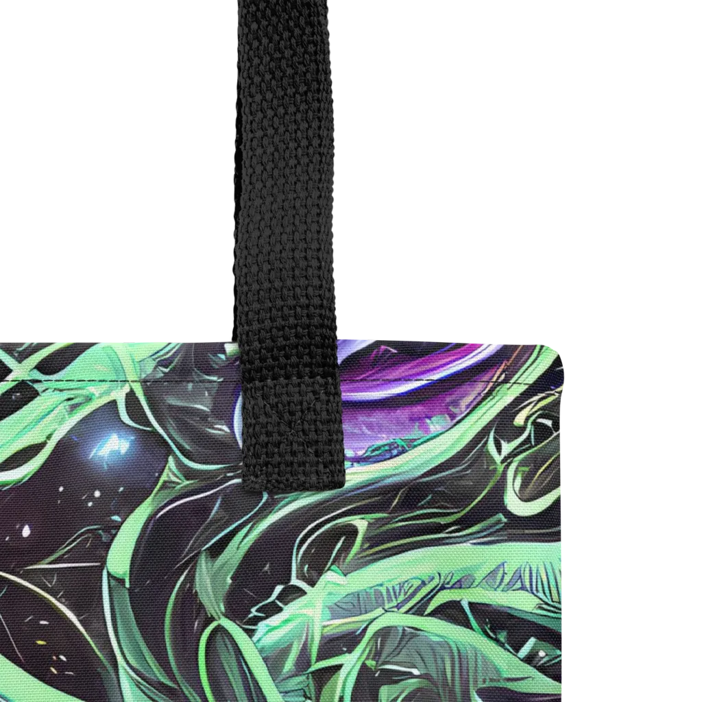 Mint Nebula on Tote Bag — Product details