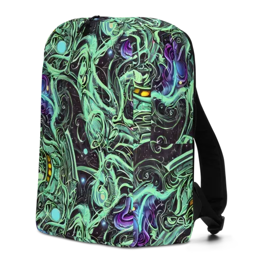 Mint Nebula on a Minimalist Backpack