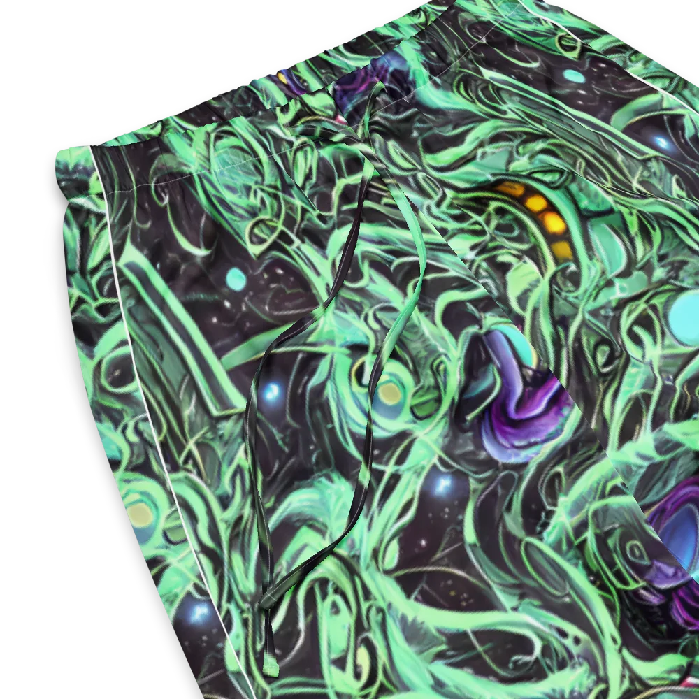 Mint Nebula on Women's Pajama Pants — Product details
