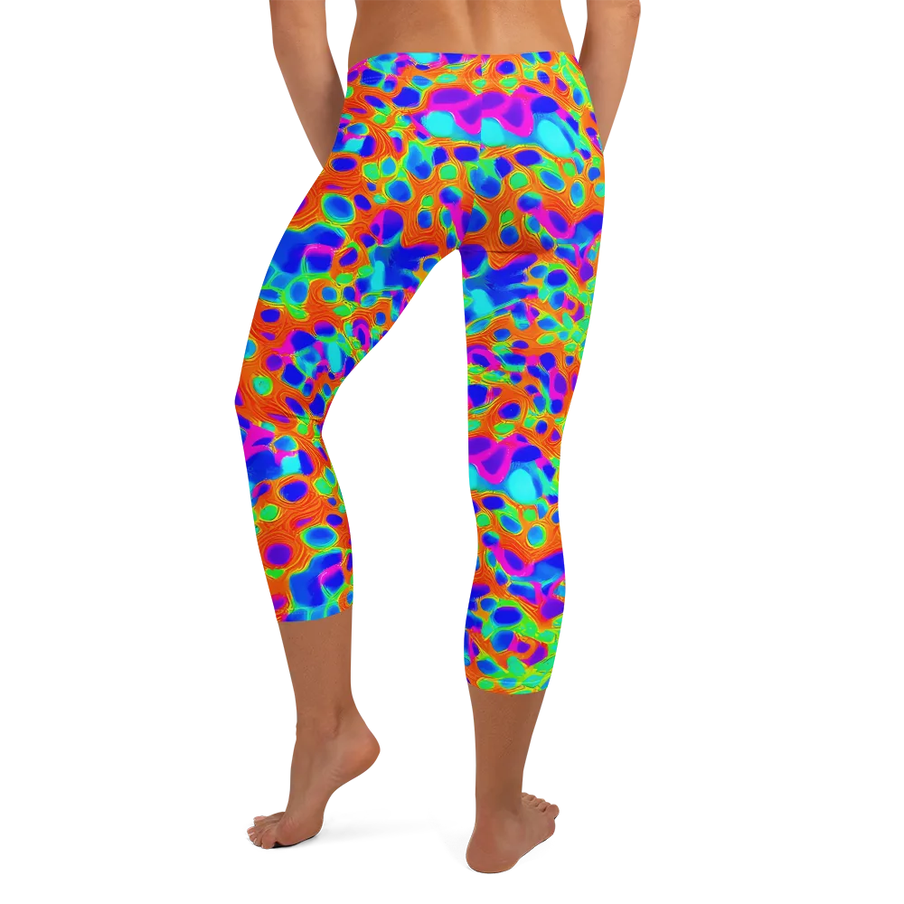Luminous Membrane on Capri Leggings — Back