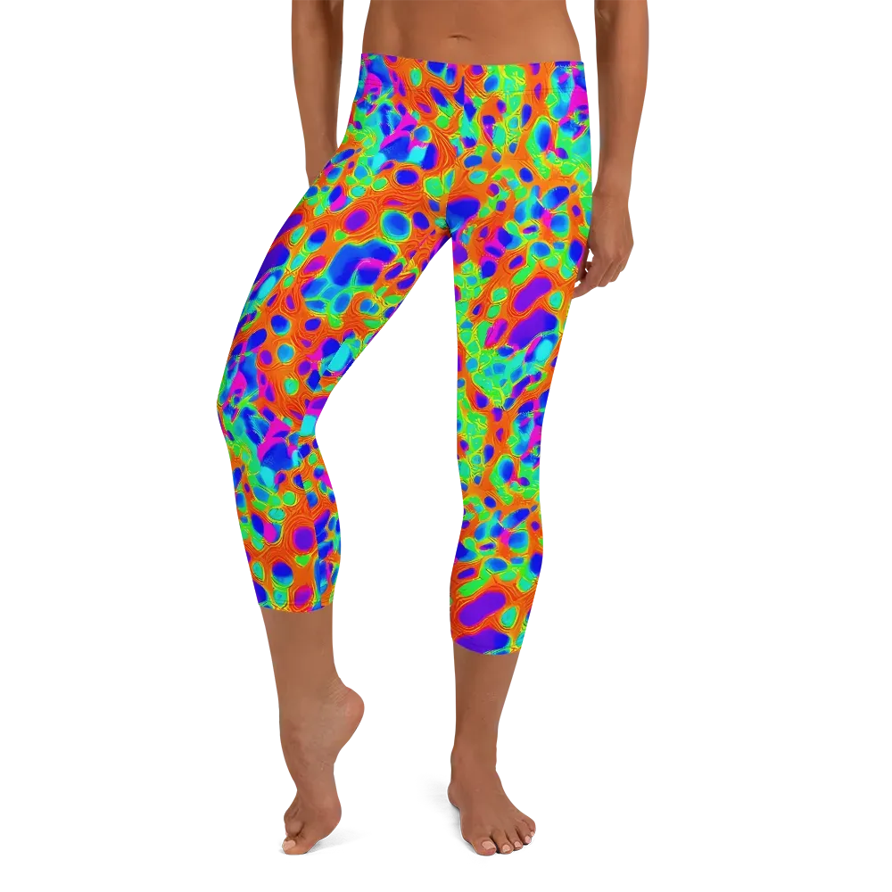 Luminous Membrane on Capri Leggings — Front