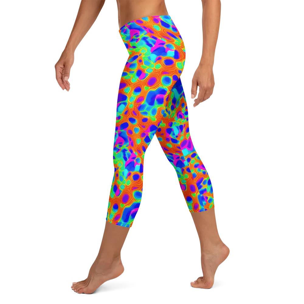 Luminous Membrane on Capri Leggings — Left