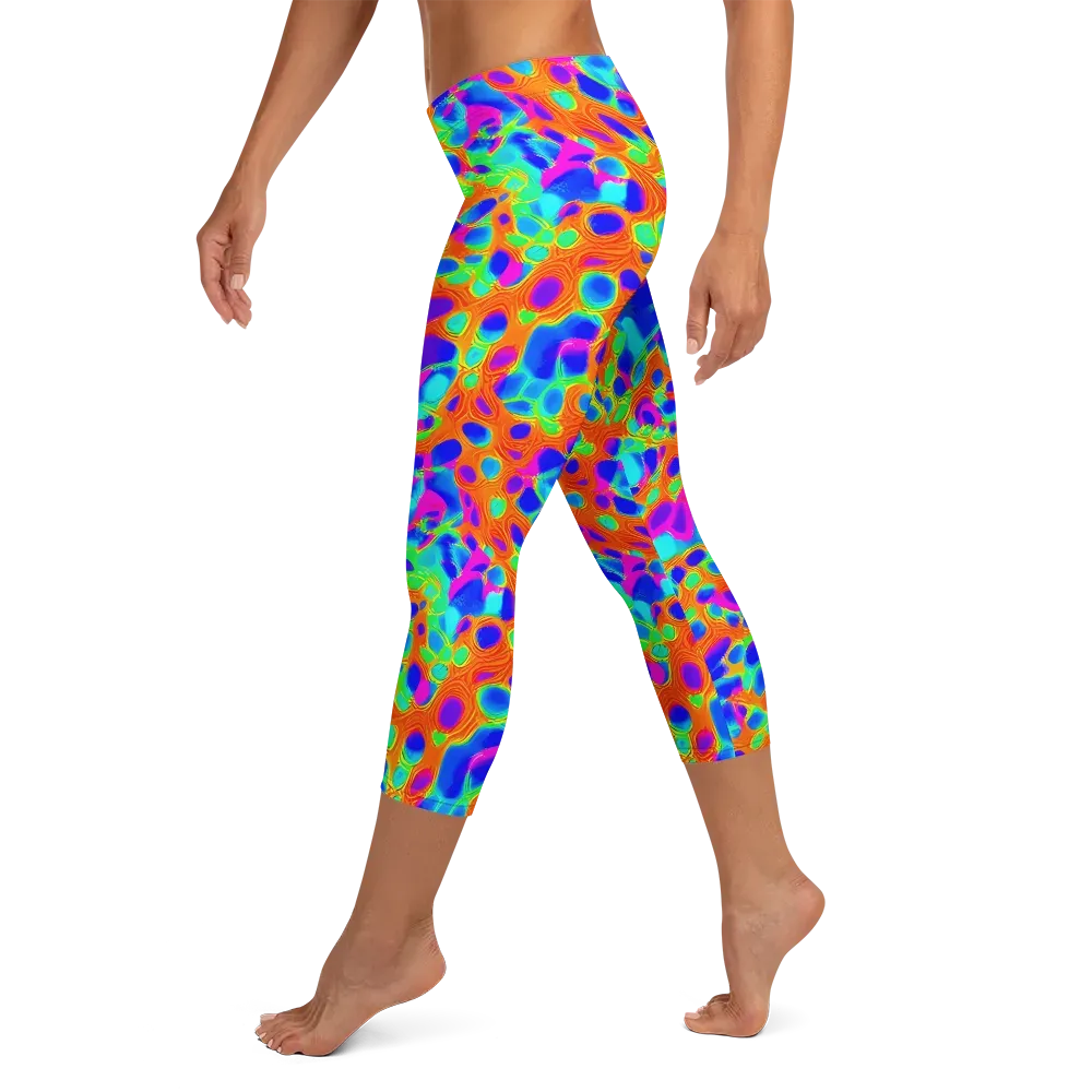 Luminous Membrane on Capri Leggings — Left