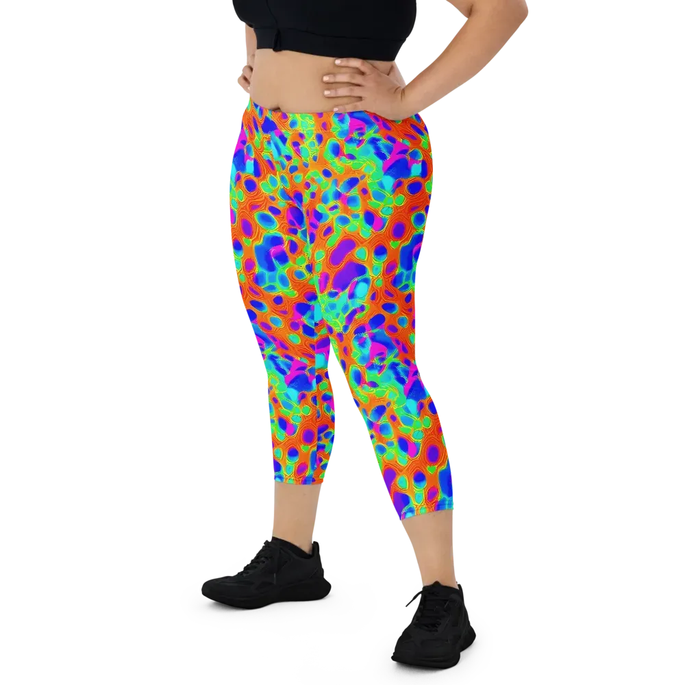 Luminous Membrane on Capri Leggings — Front