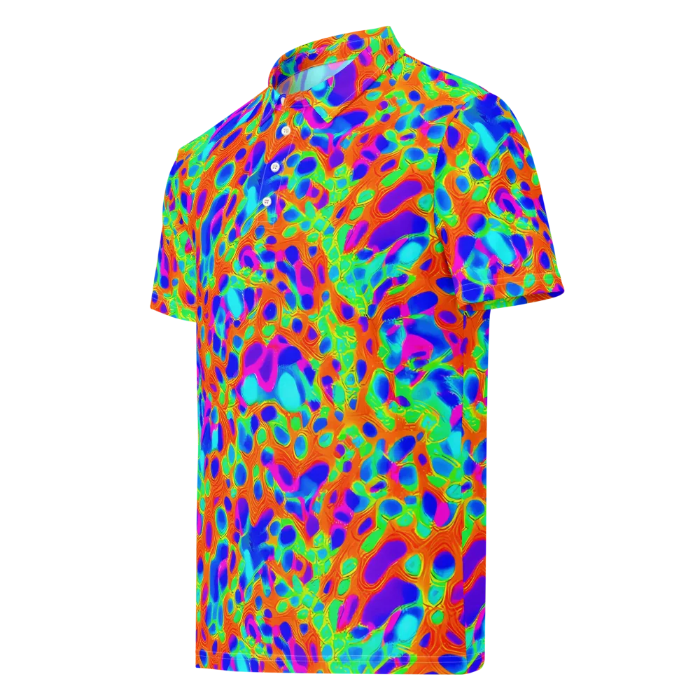 Luminous Membrane on Men's Slim Fit Polo Shirt — Left Front