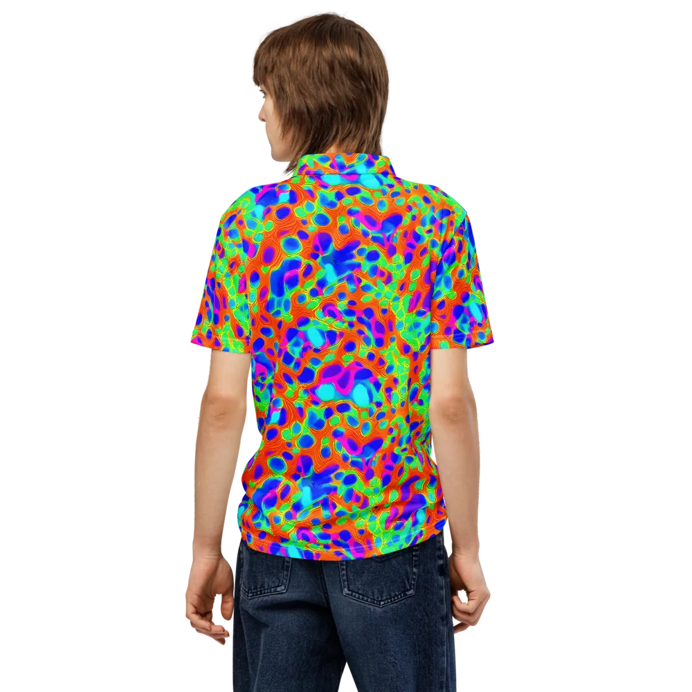 Luminous Membrane on Men's Slim Fit Polo Shirt — Back