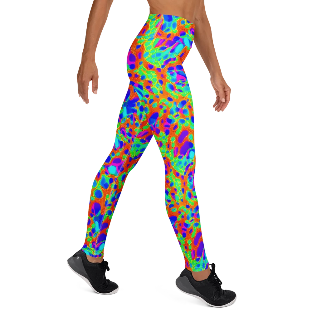 Luminous Membrane on Yoga Leggings — Right