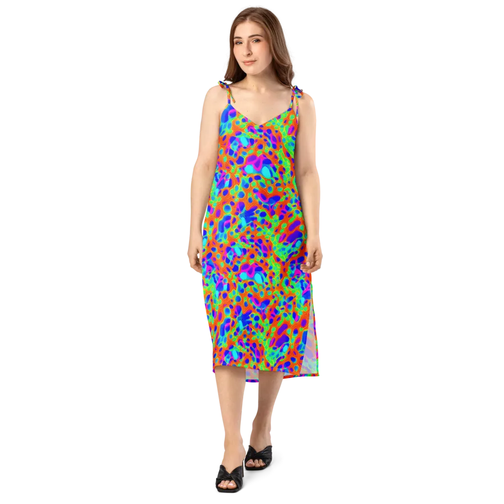 Luminous Membrane on Slip Dress — Front