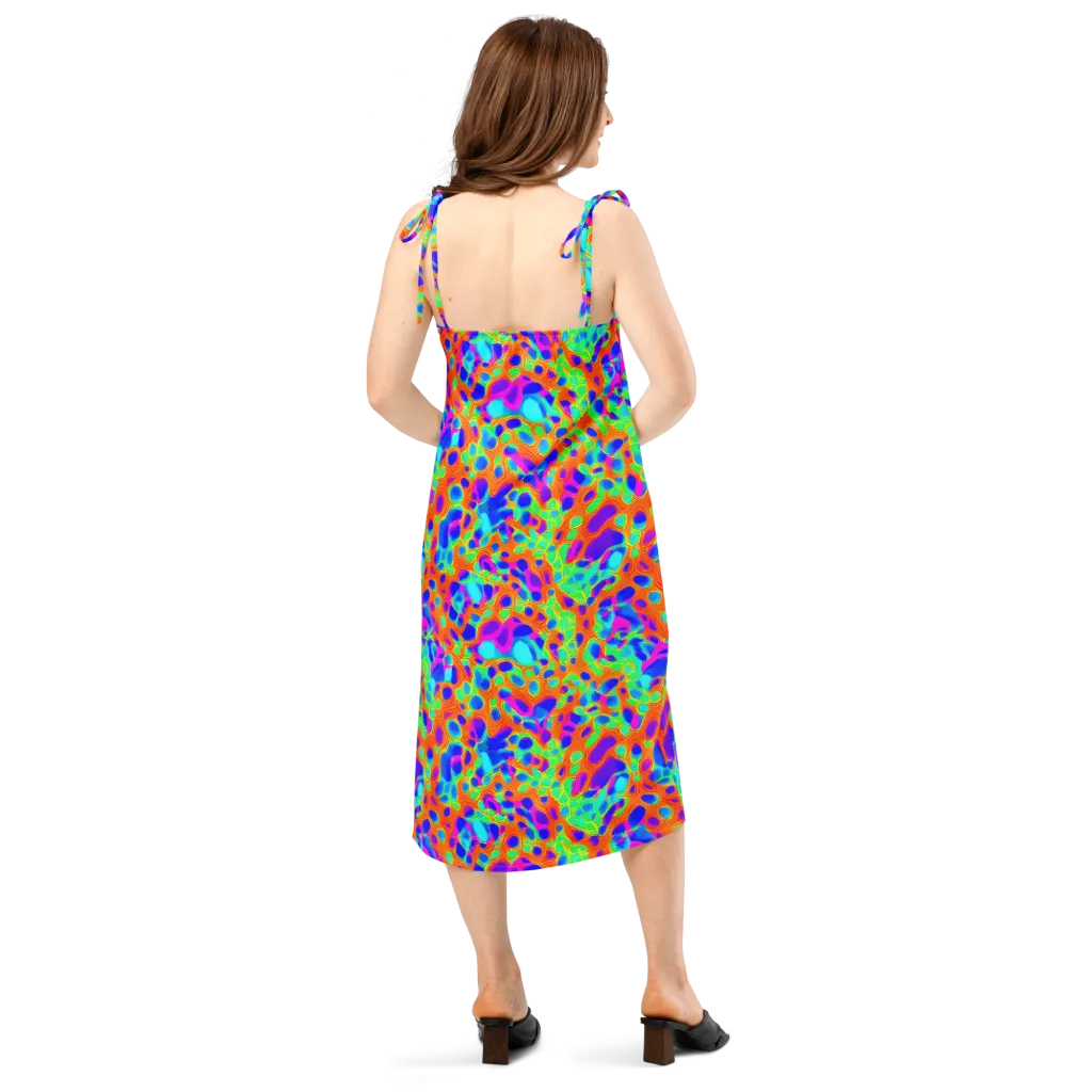Luminous Membrane on Slip Dress — Back