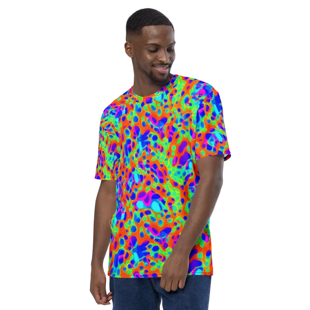 Luminous Membrane on Men's Crew Neck T-Shirt — Left