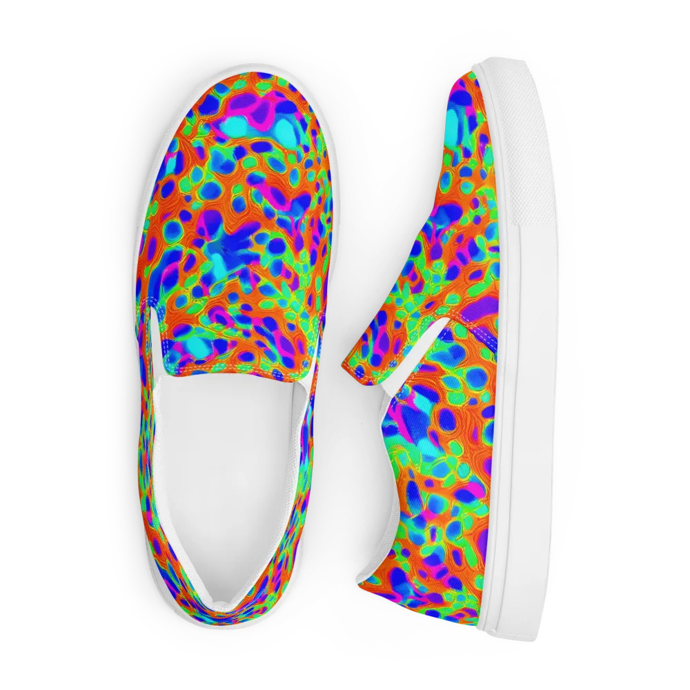 Luminous Membrane on Men's Slip-On Canvas Shoes — Front