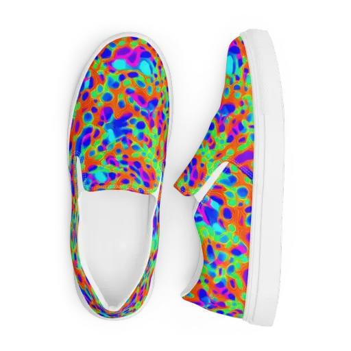 Luminous Membrane on a Men's Slip-On Canvas Shoes