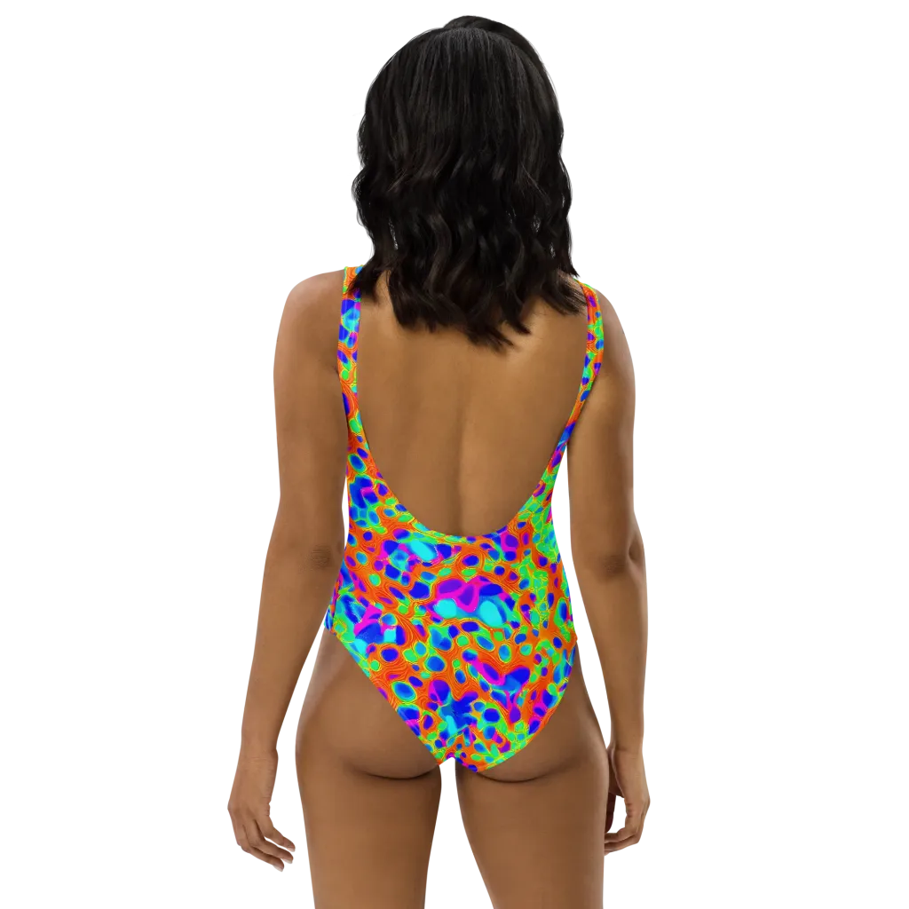Luminous Membrane on One-Piece Swimsuit — Back