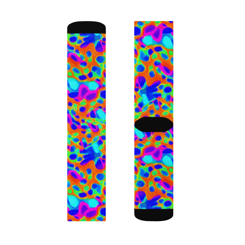 Luminous Membrane on Socks — Left Sock
