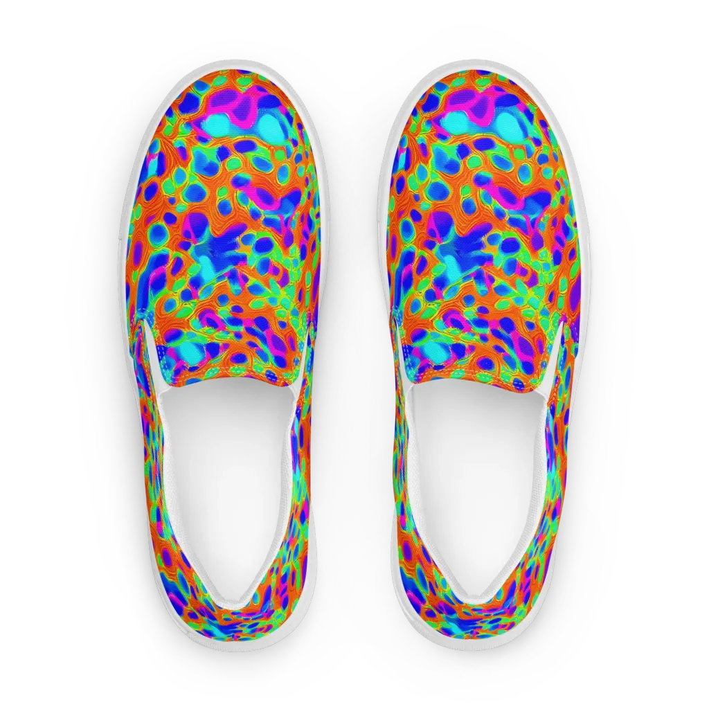 Luminous Membrane on Women's Slip-On Canvas Shoes — Front