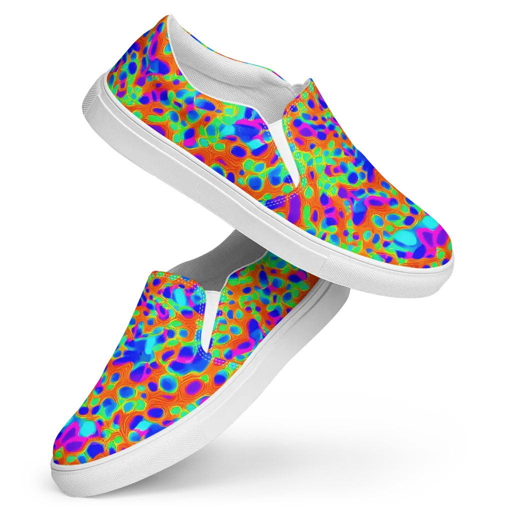 Luminous Membrane on Women's Slip-On Canvas Shoes — Front