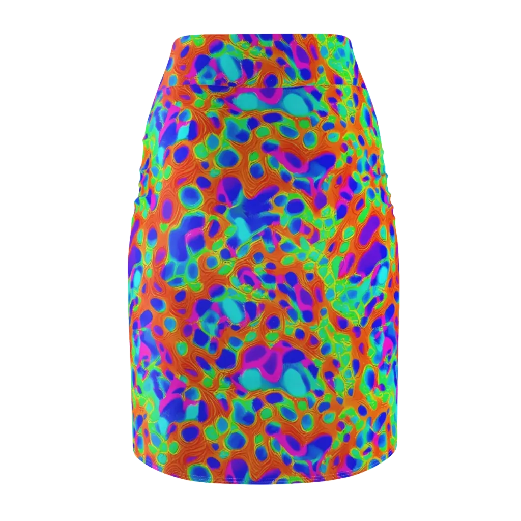 Luminous Membrane on Pencil Skirt — Back