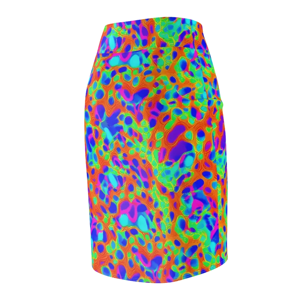 Luminous Membrane on Pencil Skirt — Back Side