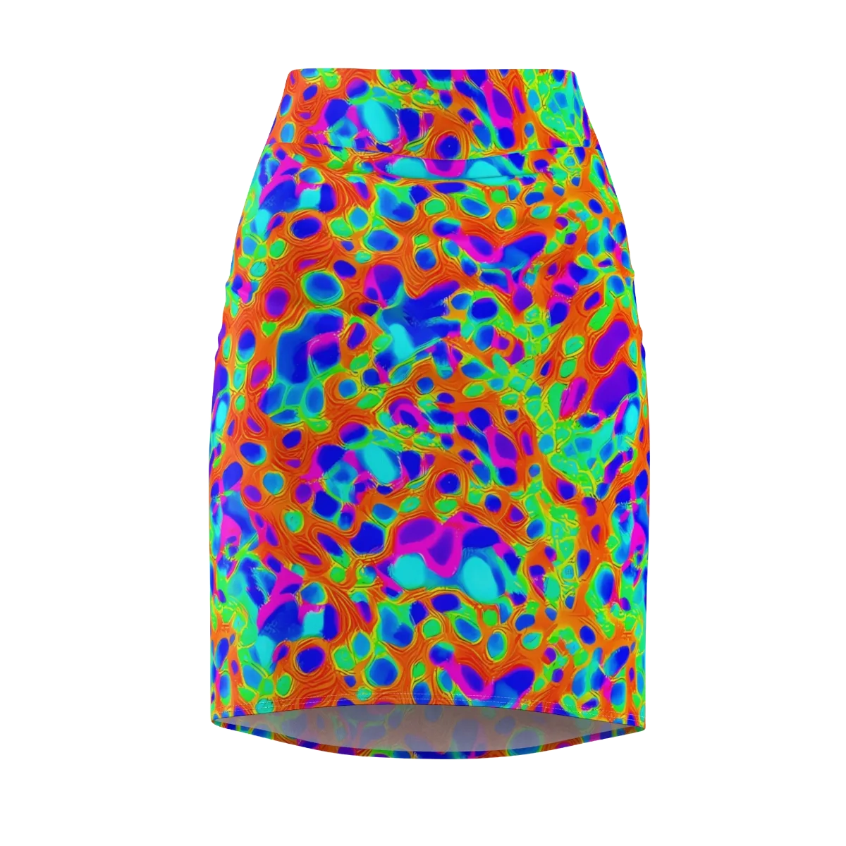 Luminous Membrane on Pencil Skirt — Front