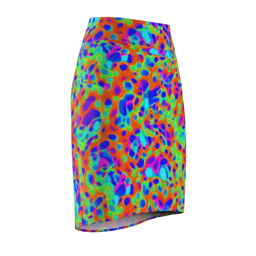 Luminous Membrane on Pencil Skirt — Front Side