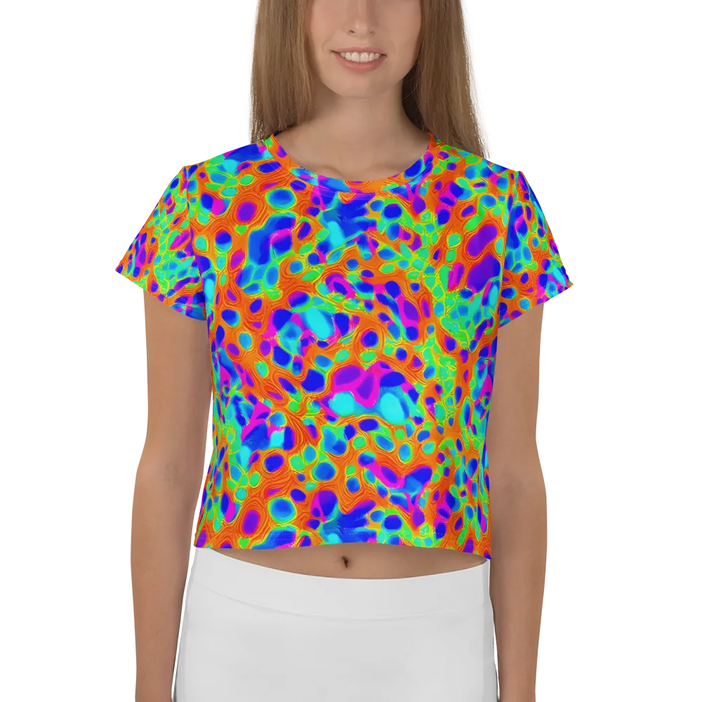 Luminous Membrane on Crop Tee — Front