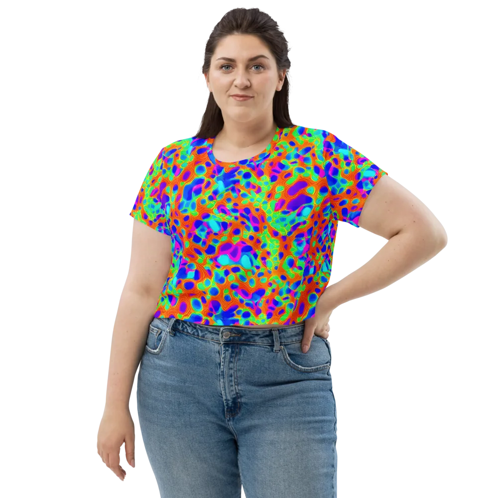 Luminous Membrane on Crop Tee — Front