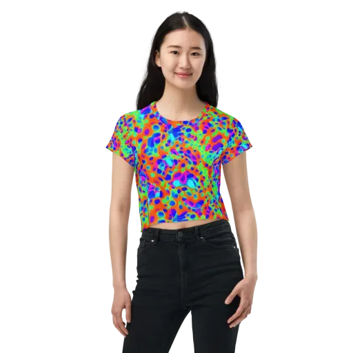 Luminous Membrane on a Crop Tee