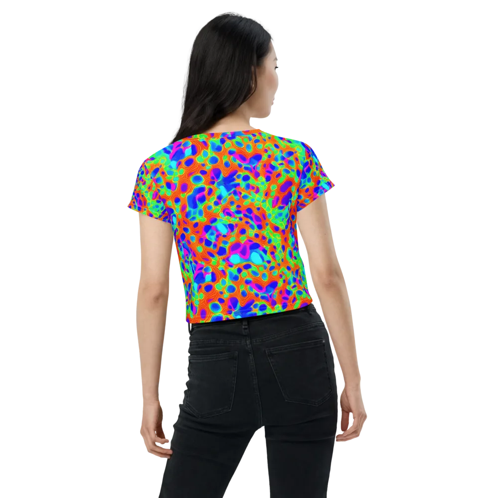 Luminous Membrane on Crop Tee — Back