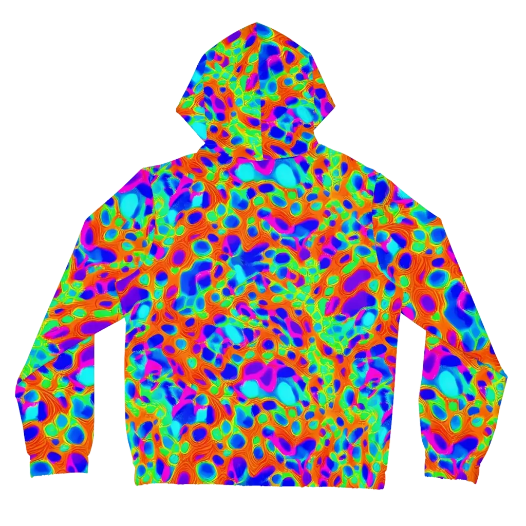 Luminous Membrane on Women's Full-Zip Hoodie — Back
