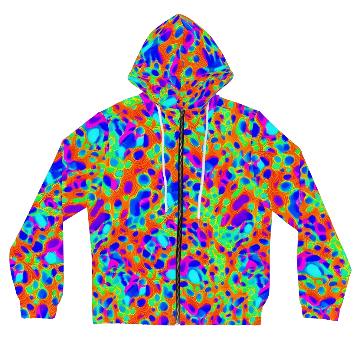 Luminous Membrane on Women's Full-Zip Hoodie — Front