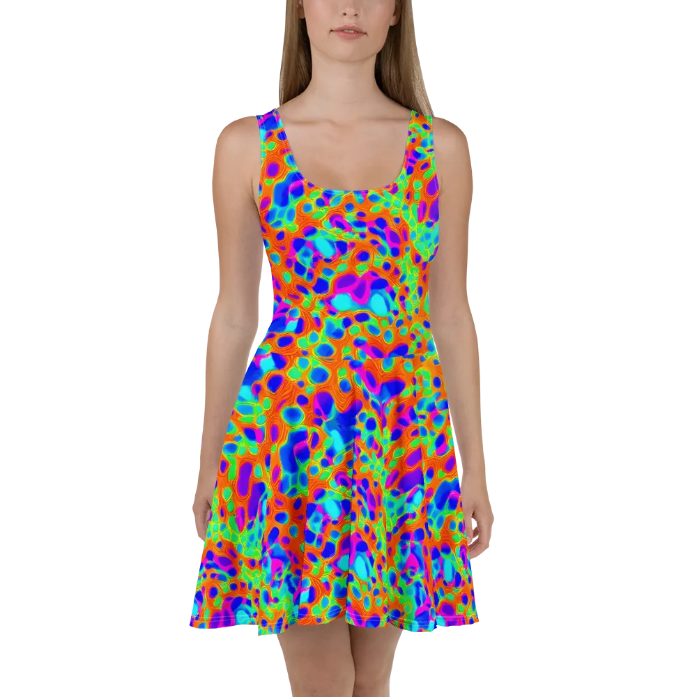 Luminous Membrane on Skater Dress — Front