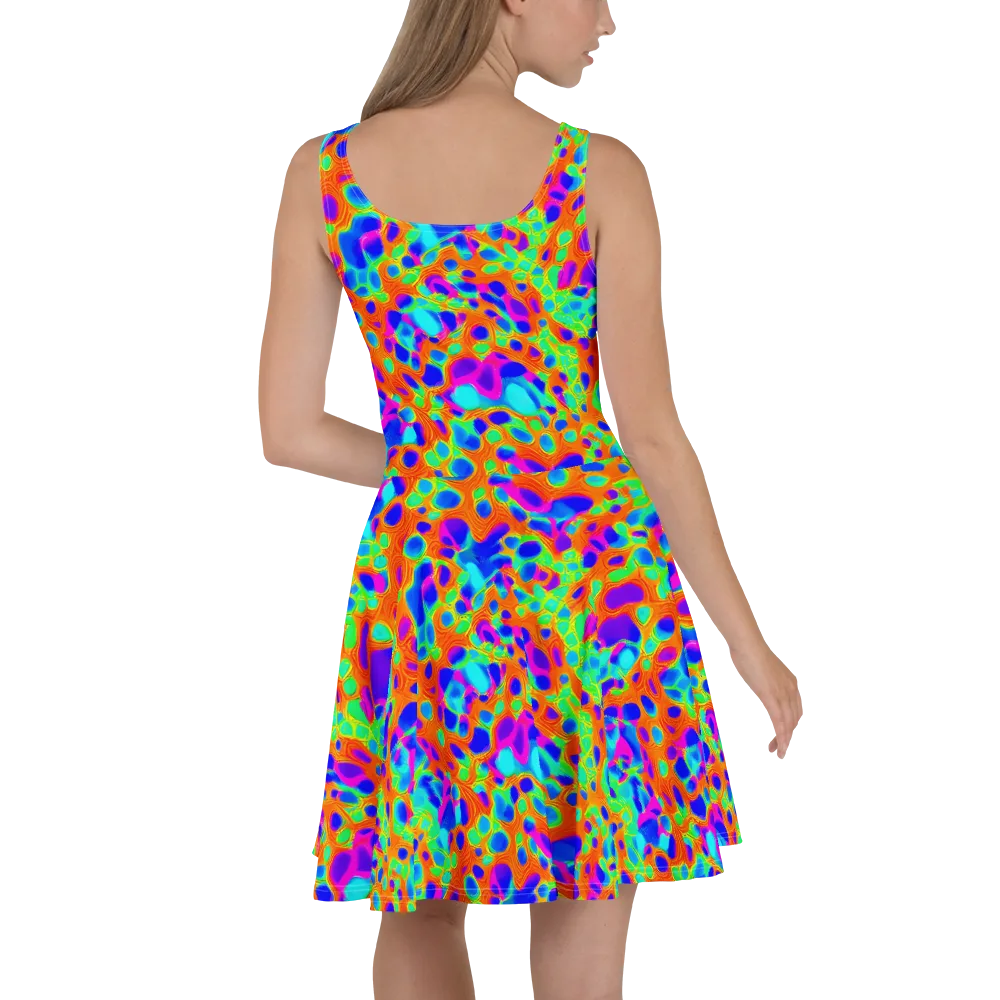 Luminous Membrane on Skater Dress — Back