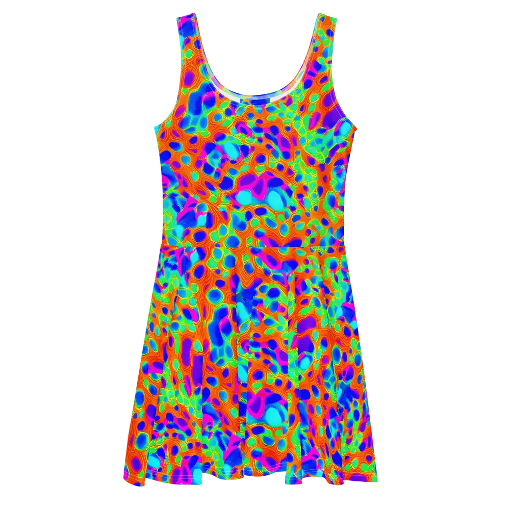Luminous Membrane on Skater Dress — Front