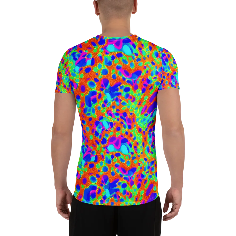 Luminous Membrane on Men's Athletic T-Shirt — Back