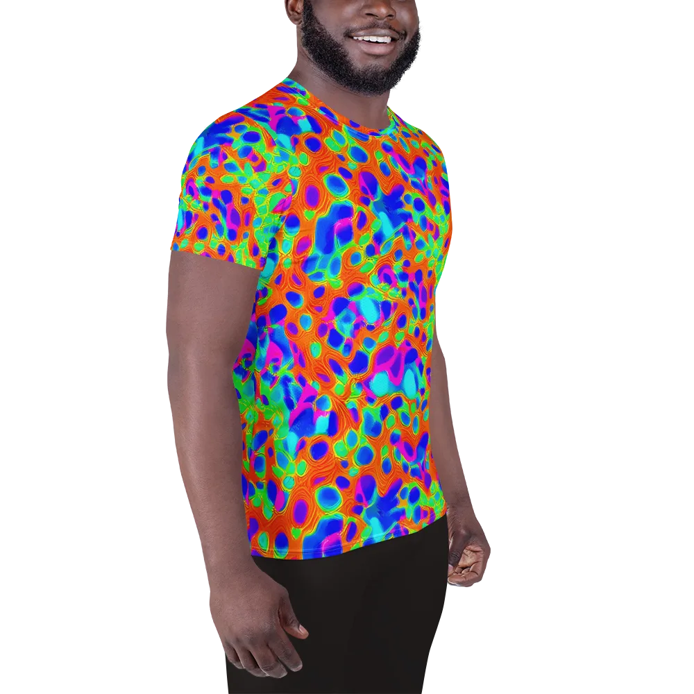 Luminous Membrane on Men's Athletic T-Shirt — Right