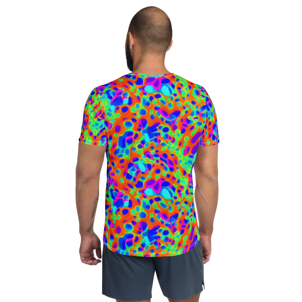Luminous Membrane on Men's Athletic T-Shirt — Back