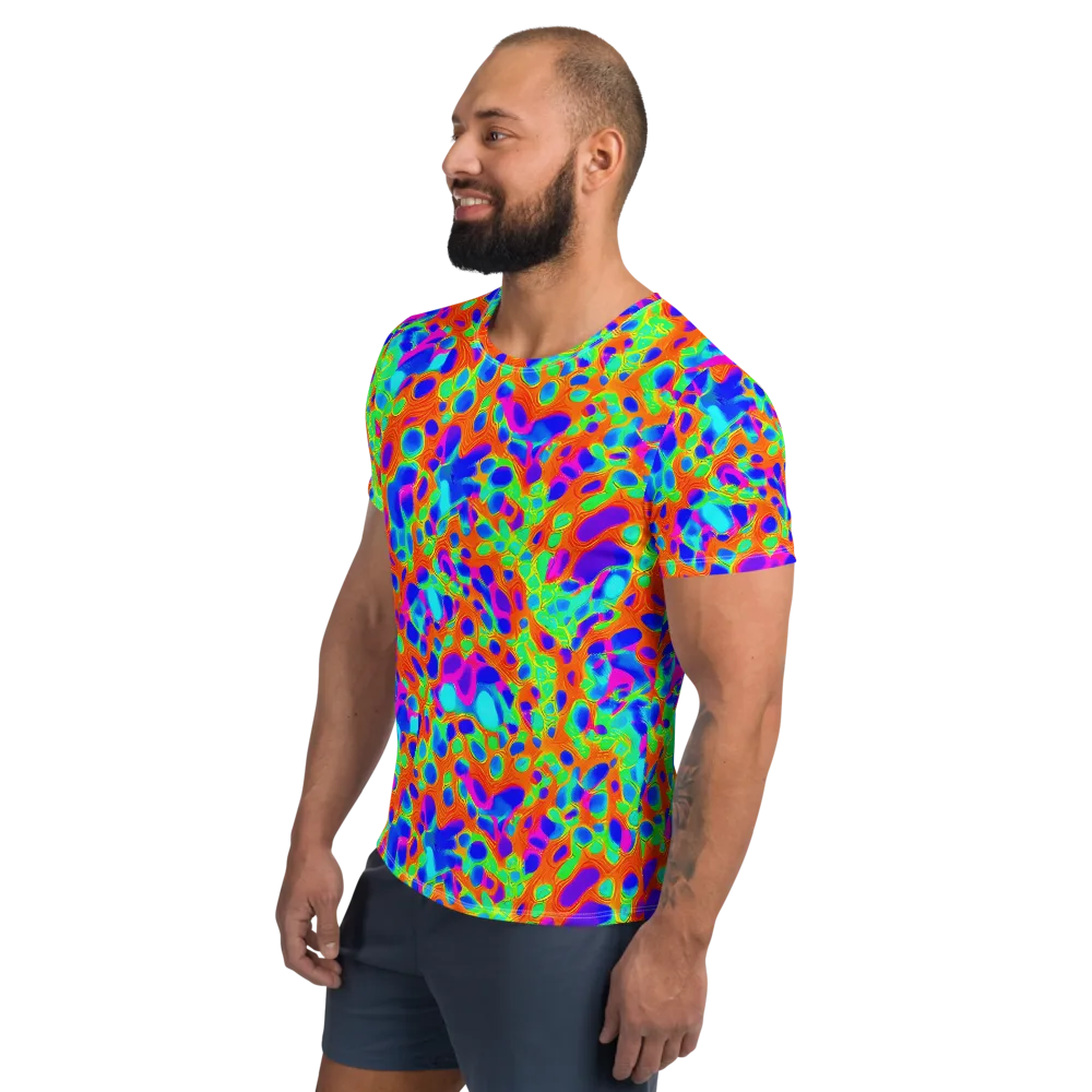 Luminous Membrane on Men's Athletic T-Shirt — Left