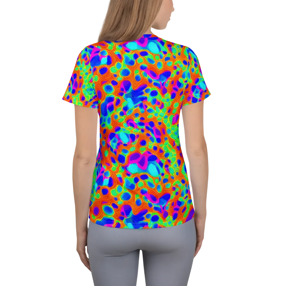 Luminous Membrane on Women's Athletic T-Shirt — Back