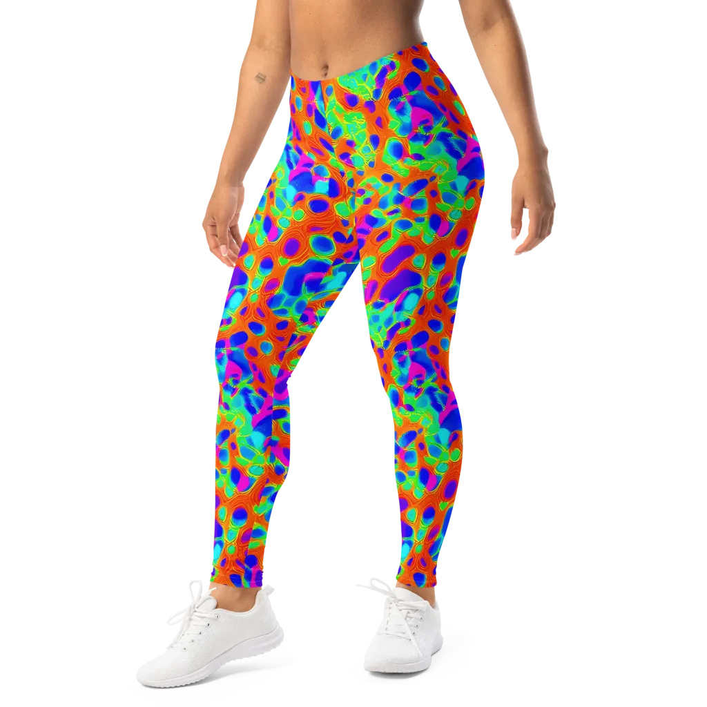 Luminous Membrane on Leggings — Left Front