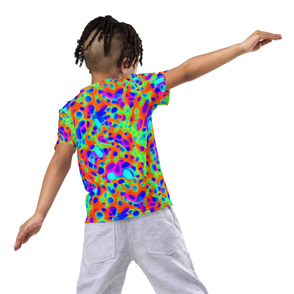 Luminous Membrane on Kids Crew Neck T-Shirt — Back