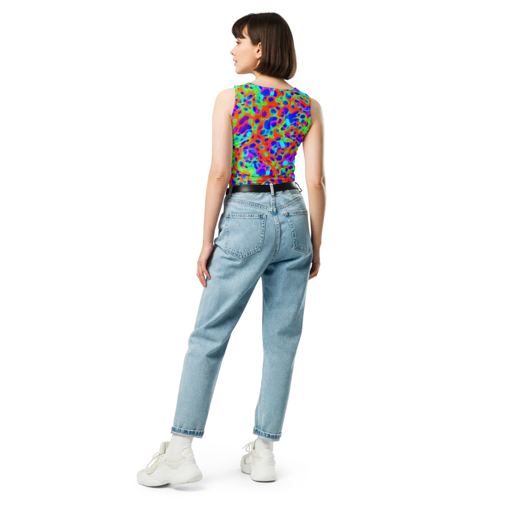 Luminous Membrane on Crop Top — Back