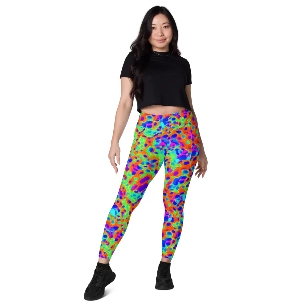 Luminous Membrane on Leggings with Pockets — Front