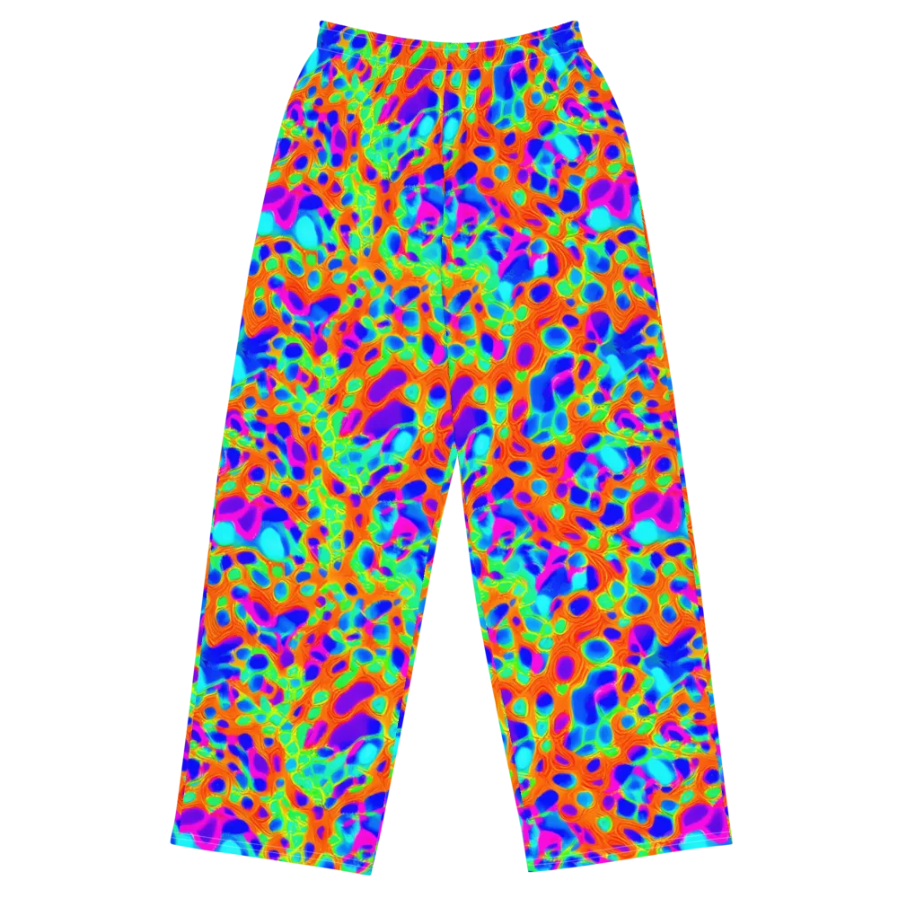 Luminous Membrane on Wide-Leg Pants — Front