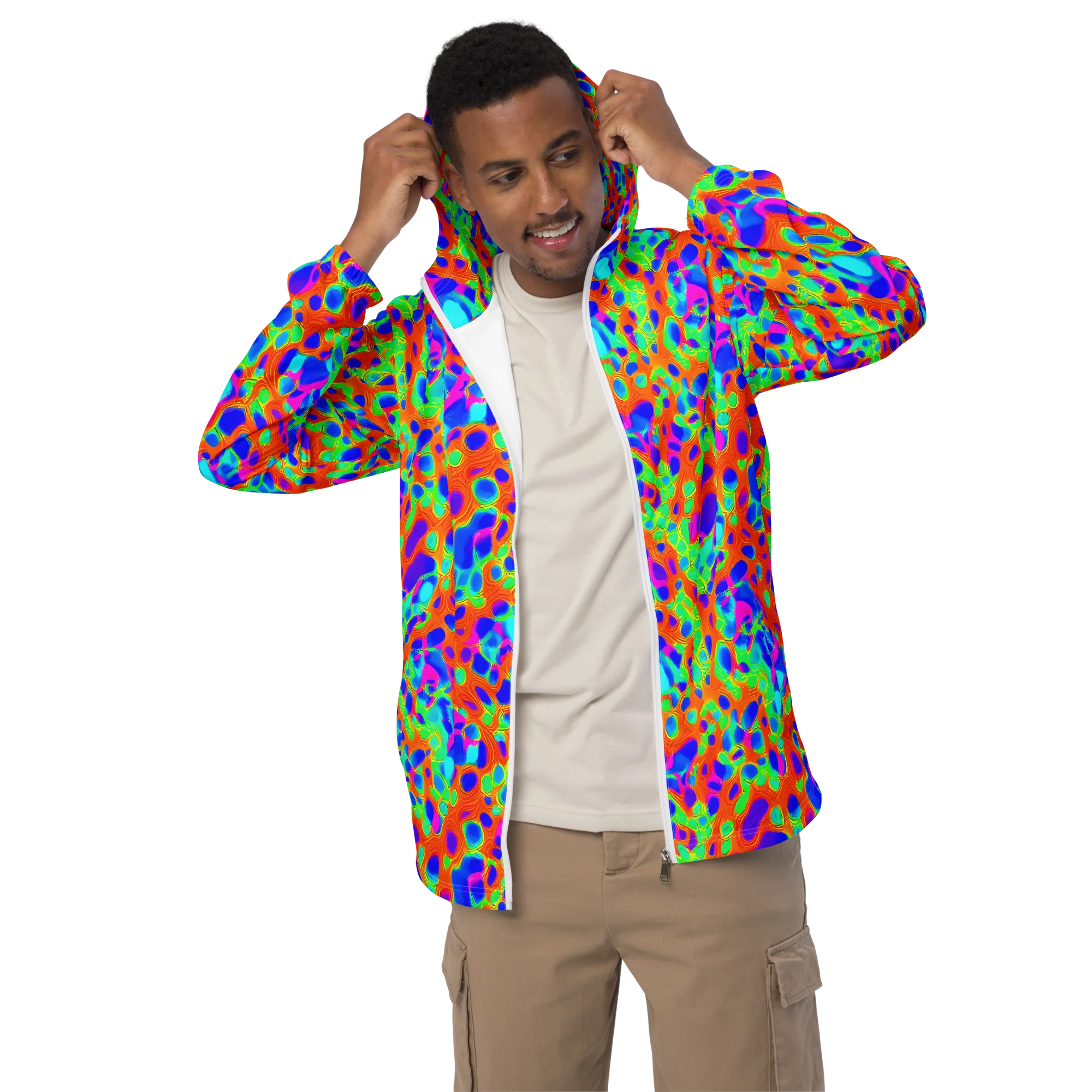 Luminous Membrane on Men's Windbreaker — Front