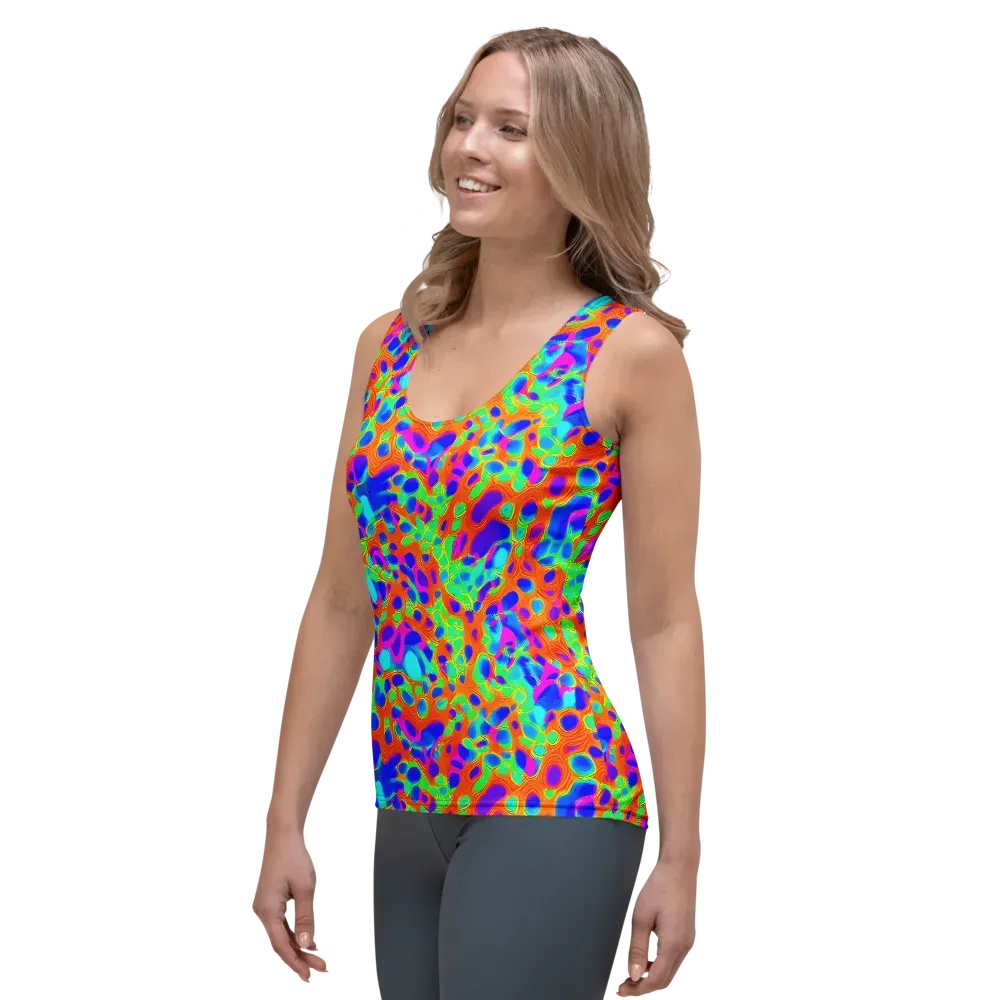 Luminous Membrane on Women's Tank Top — Left Front